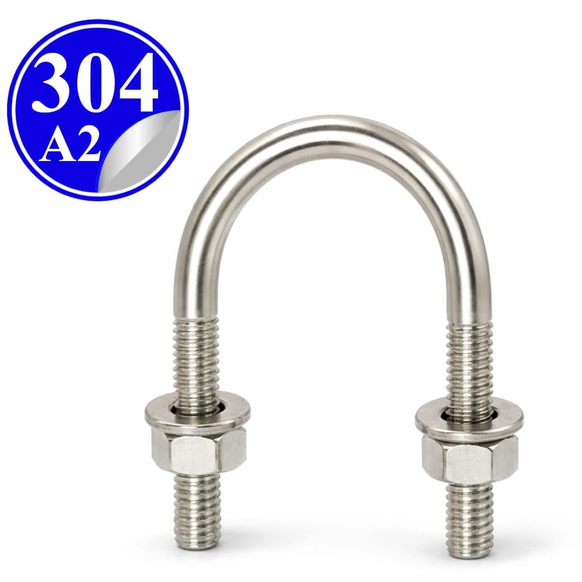 PASLANMAZ ÇELİK 304 KALİTE U BOLT