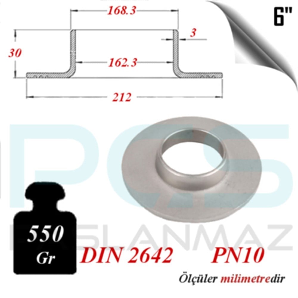 PASLANMAZ ÇELİK 304 KALİTE YAKA