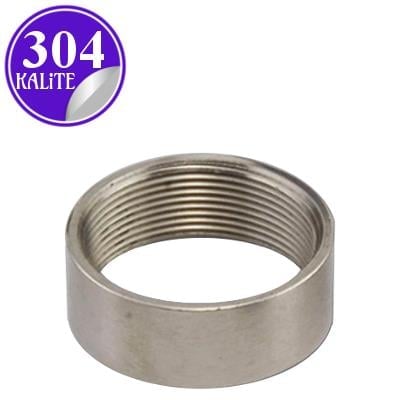 PASLANMAZ ÇELİK 304 KALİTE YARIM MANŞON