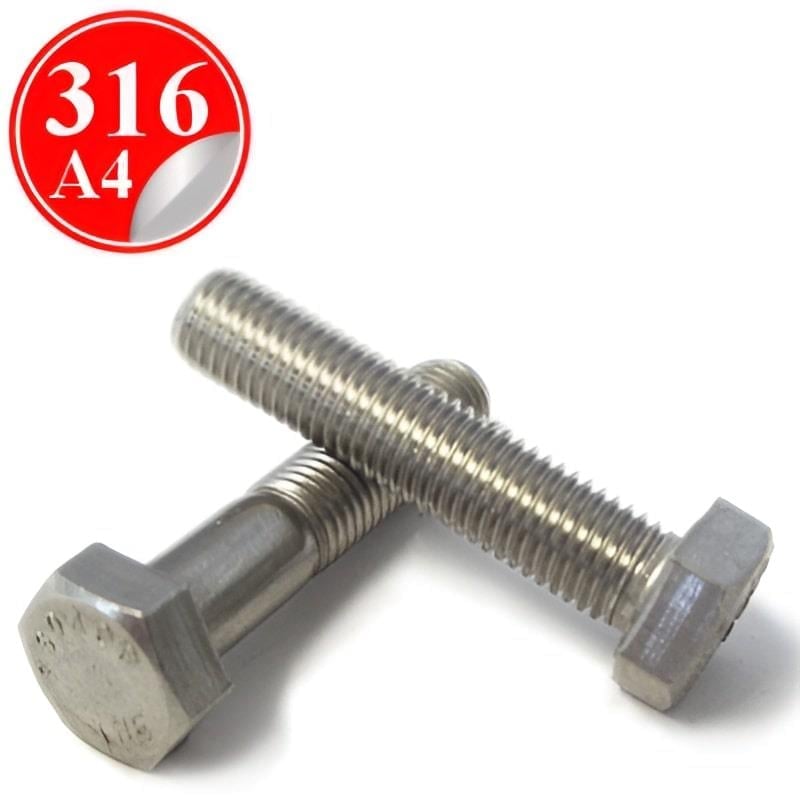 PASLANMAZ ÇELİK 316 KALİTE ALTIKÖŞE CİVATA