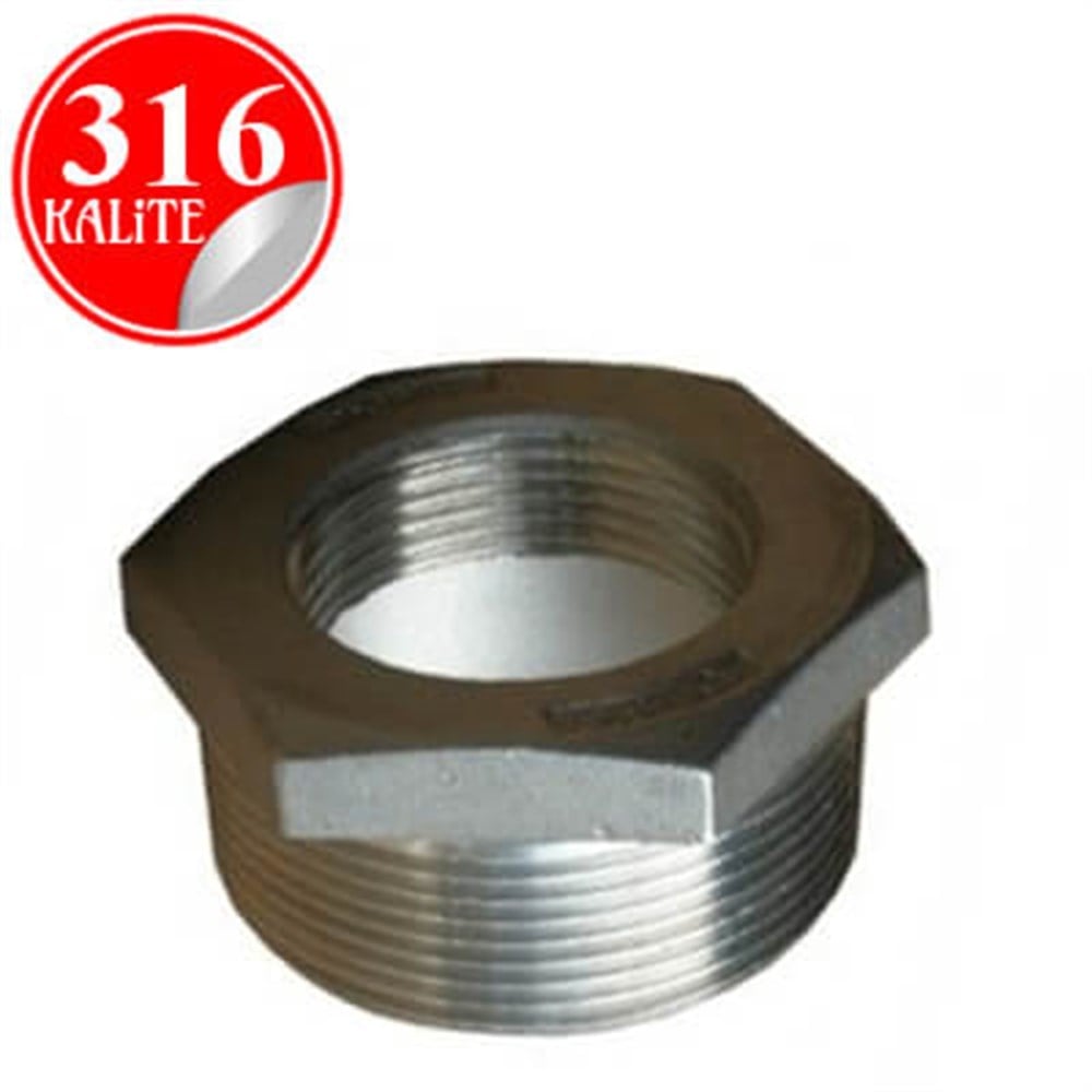 PASLANMAZ ÇELİK 316 KALİTE BUSHİNG REDÜKSİYON