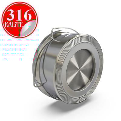 PASLANMAZ ÇELİK 316 KALİTE DİSKO ÇEKVALF