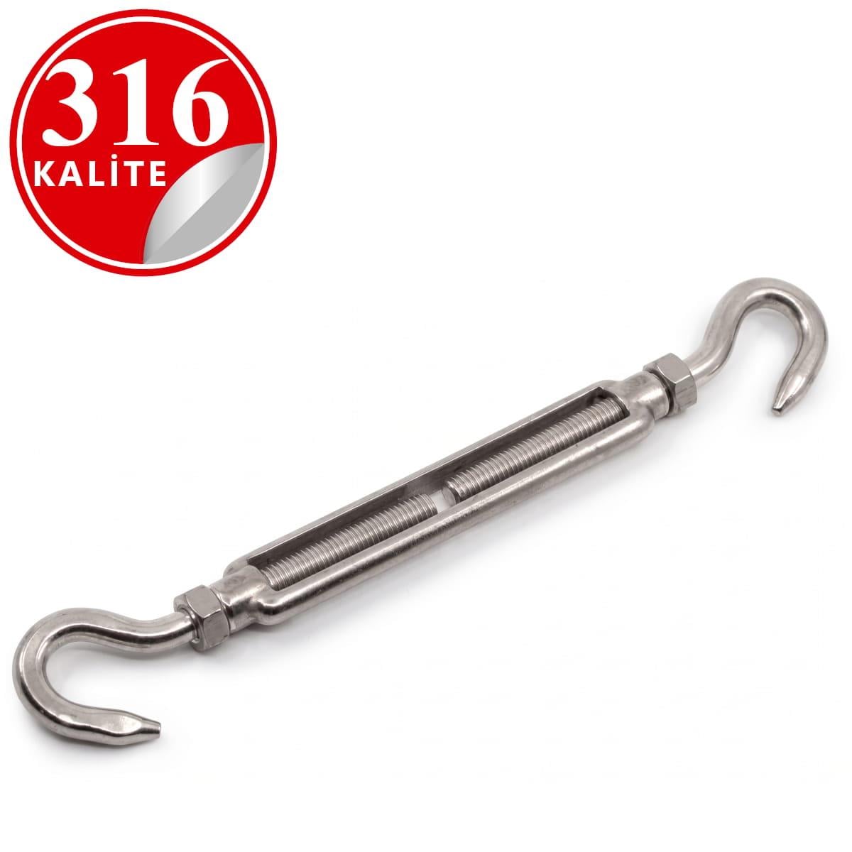 PASLANMAZ ÇELİK 316 KALİTE GERDİRME KANCA KANCA
