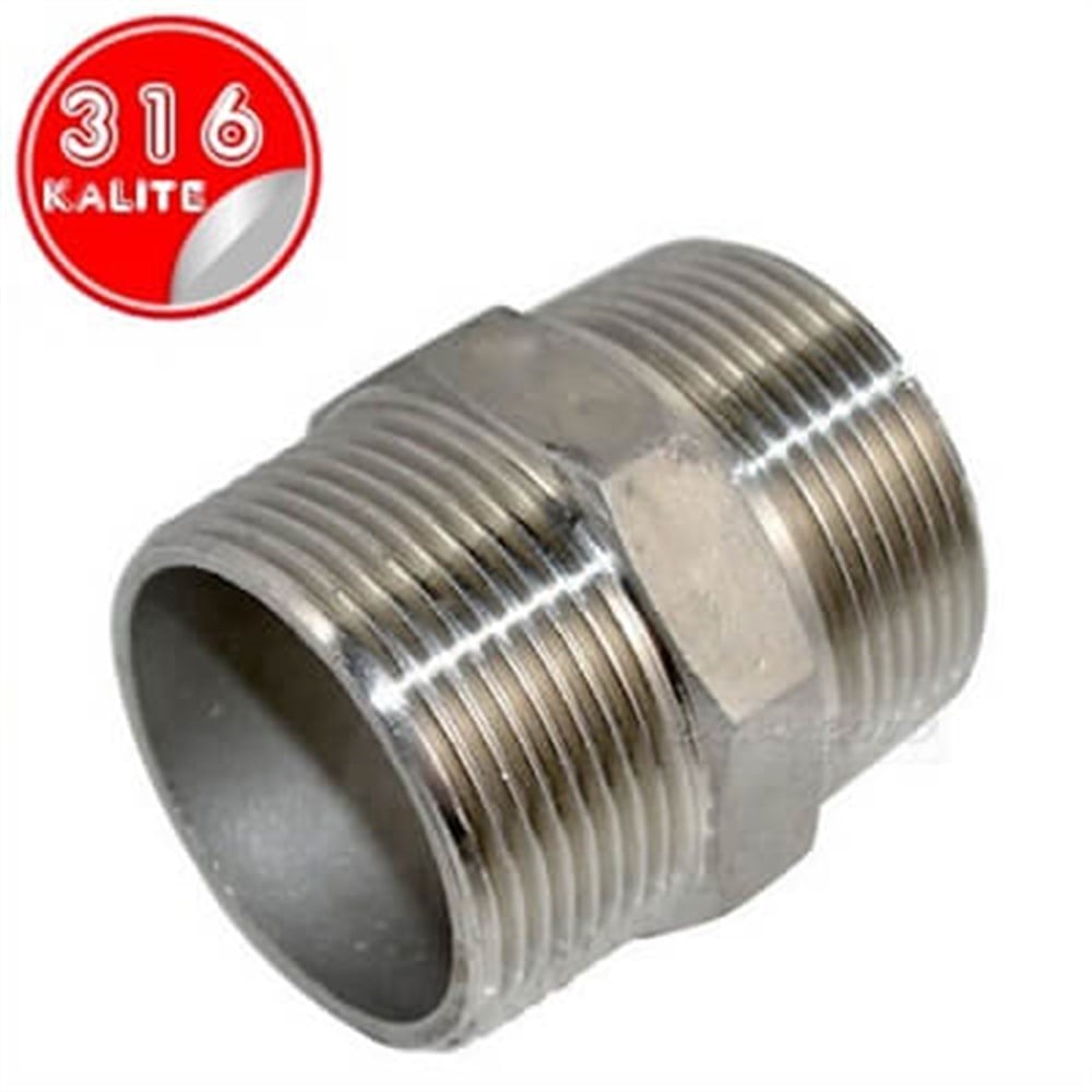 PASLANMAZ ÇELİK 316 KALİTE HEX NİPELLER