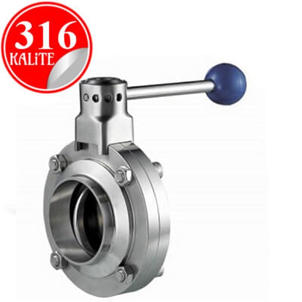 PASLANMAZ ÇELİK 316 KALİTE KELEBEK VANA