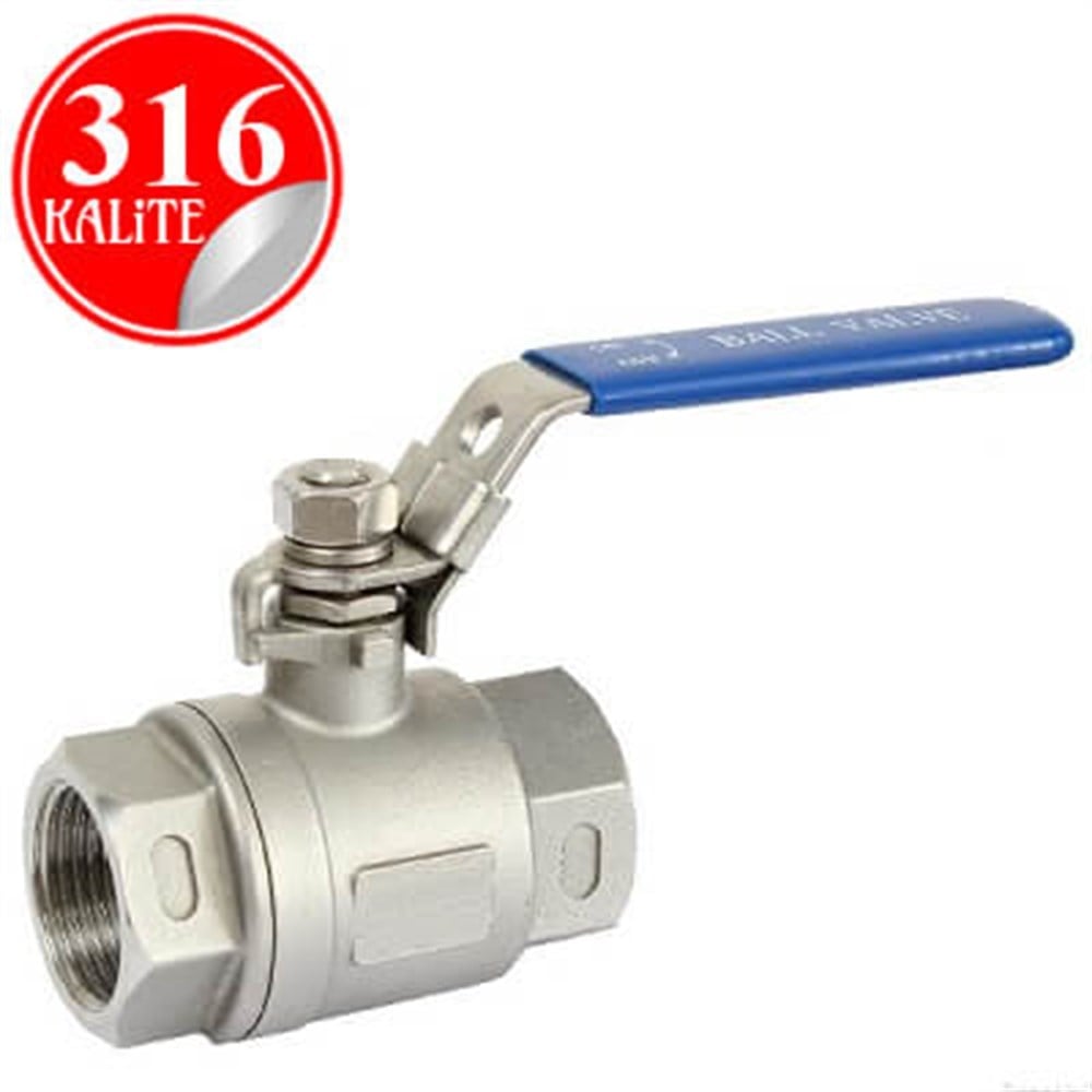 PASLANMAZ ÇELİK 316 KALİTE KÜRESEL VANA