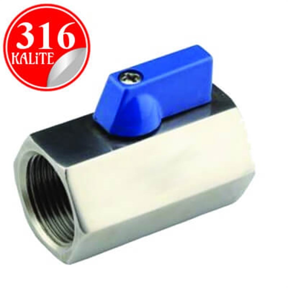 PASLANMAZ ÇELİK 316 KALİTE MİNİ VANA DİŞİ