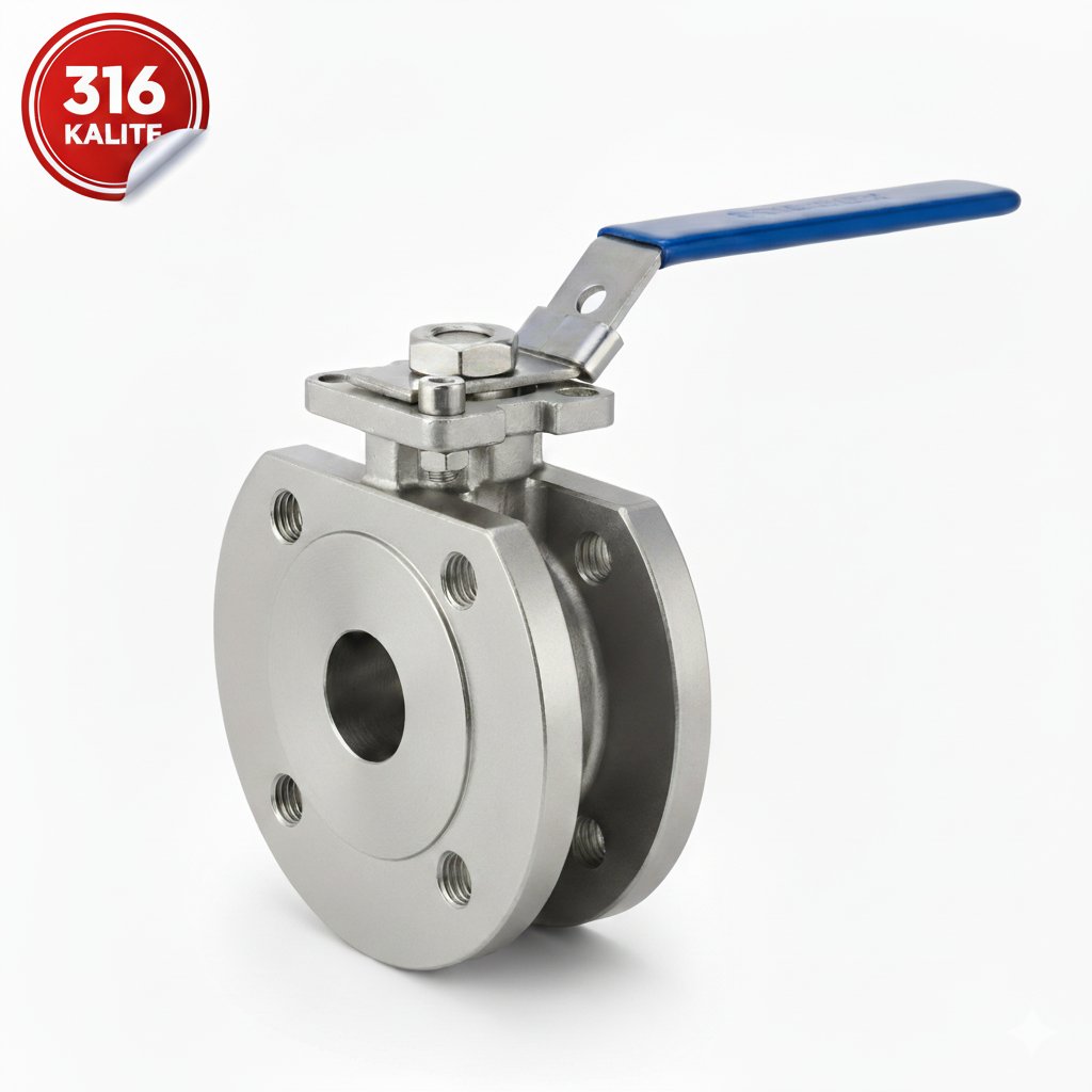 PASLANMAZ ÇELİK 316 KALİTE WAFER KÜRESEL VANA