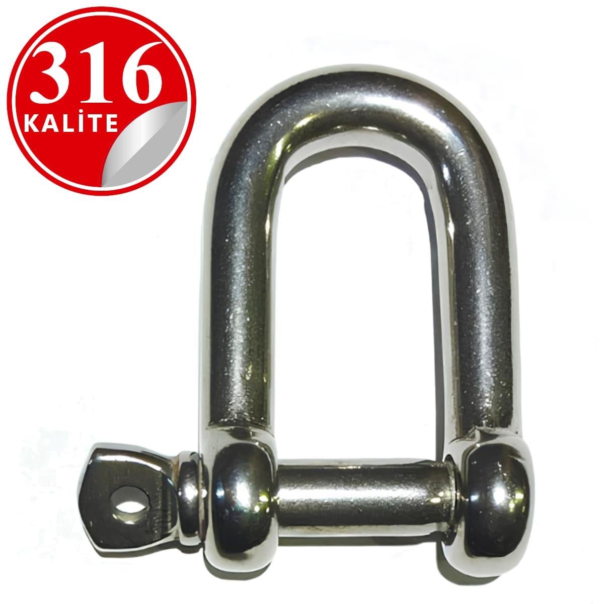 PASLANMAZ ÇELİK 316 KALİTE ZİNCİR KİLİDİ