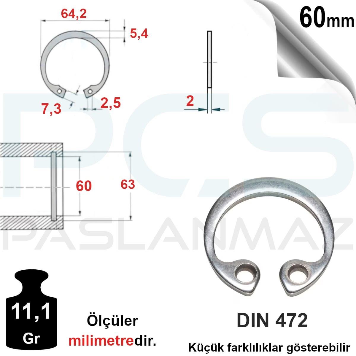 PASLANMAZ ÇELİK İÇ ( BORU ) SEGMAN