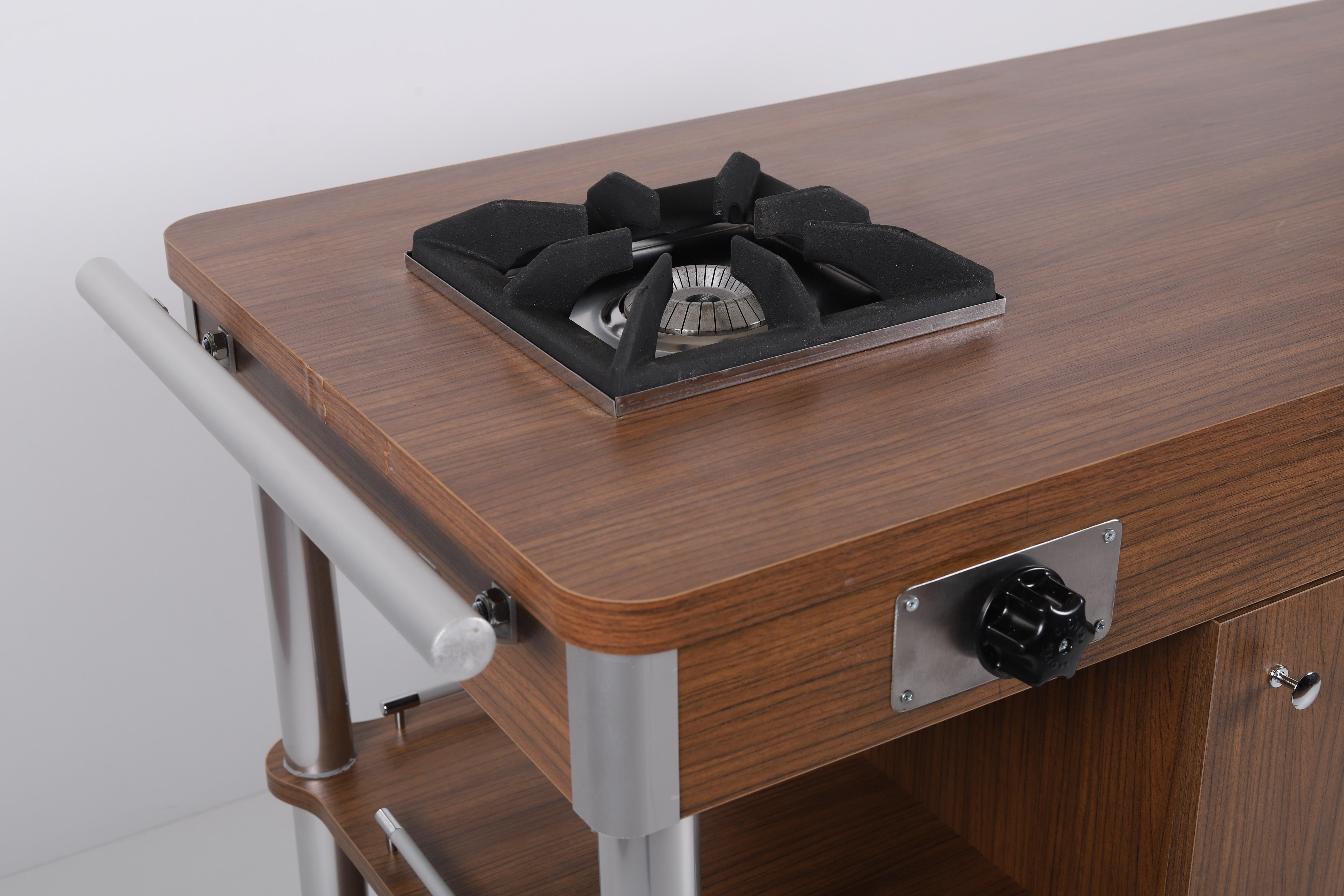 Ydg FA03 Flambe Servis Arabası, Tek Ocaklı