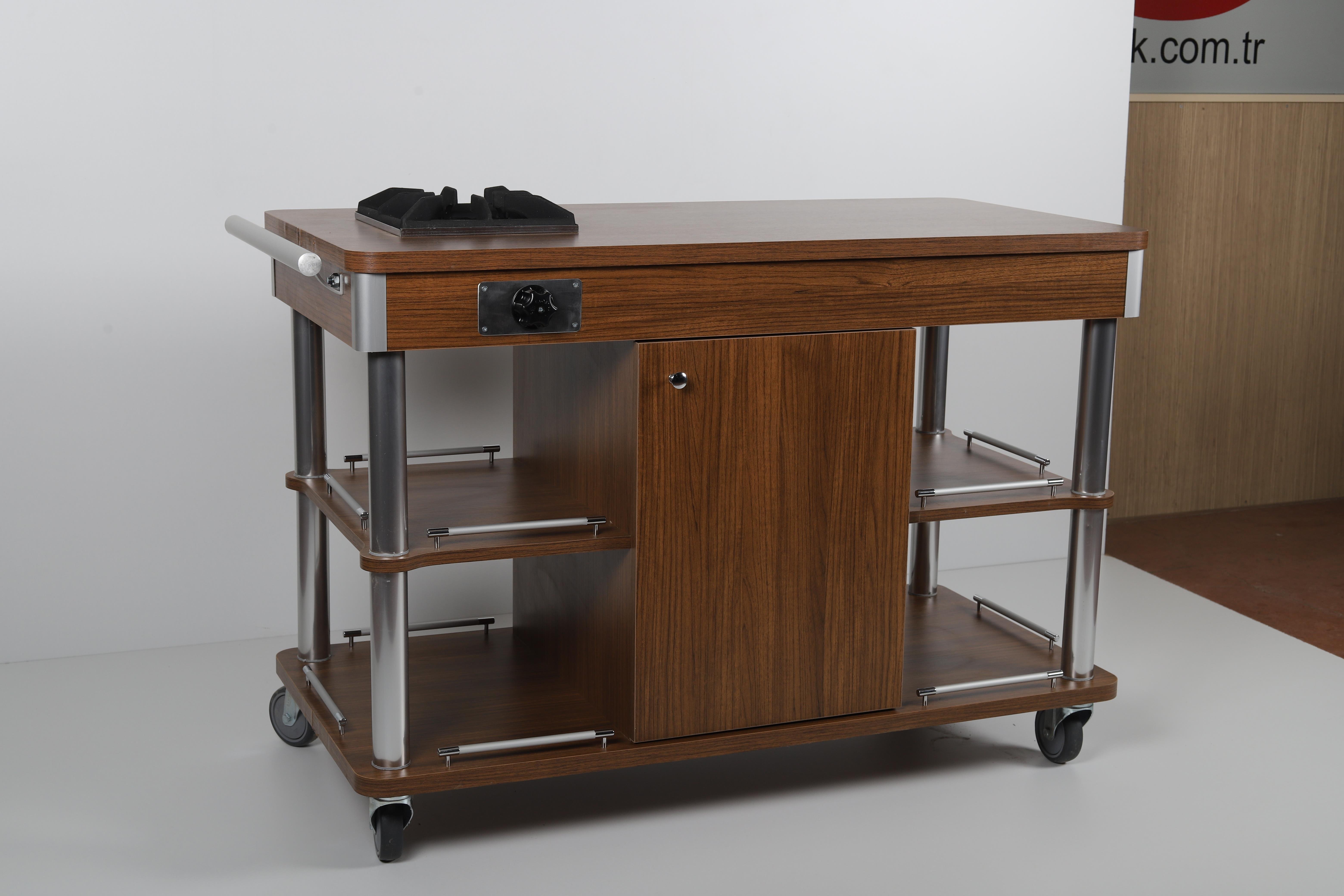 Ydg FA03 Flambe Servis Arabası, Tek Ocaklı