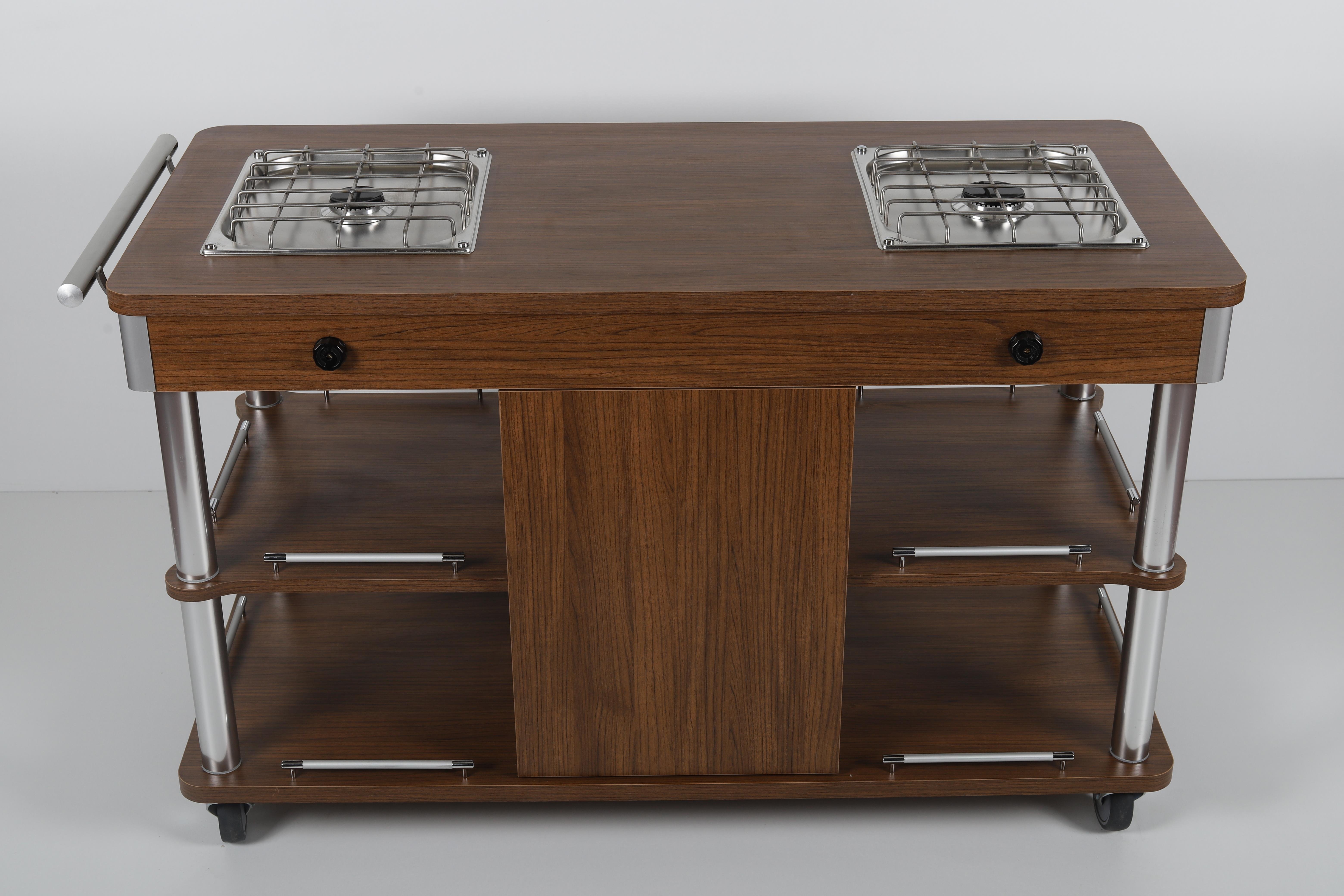 Ydg Milas Flambe Servis Arabası, İki Ocaklı