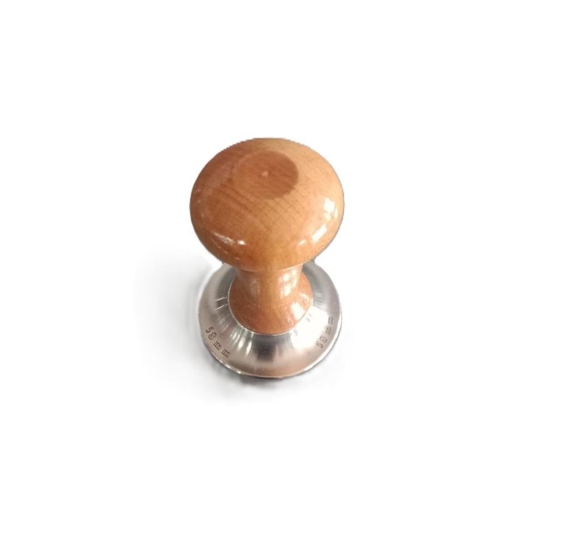 Tamper 58 mm, Ahşap Sap Kahverengi