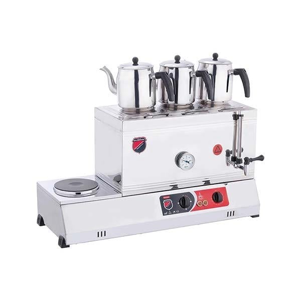 Işıkgaz Silverinox 2082 Çay Ocağı, Kaynaklı, Elektrikli, 33 Litre, Paslanmaz