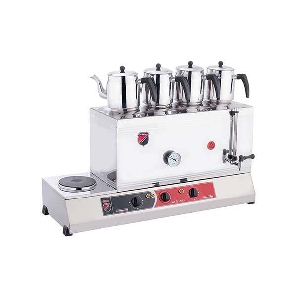 Işıkgaz Silverinox 2083 Çay Ocağı, Kaynaklı, Elektrikli, 58 Litre, Paslanmaz