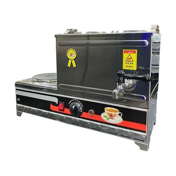 Sever Çelik Çay Kazanı, No 30, Elektrikli, Pleytli