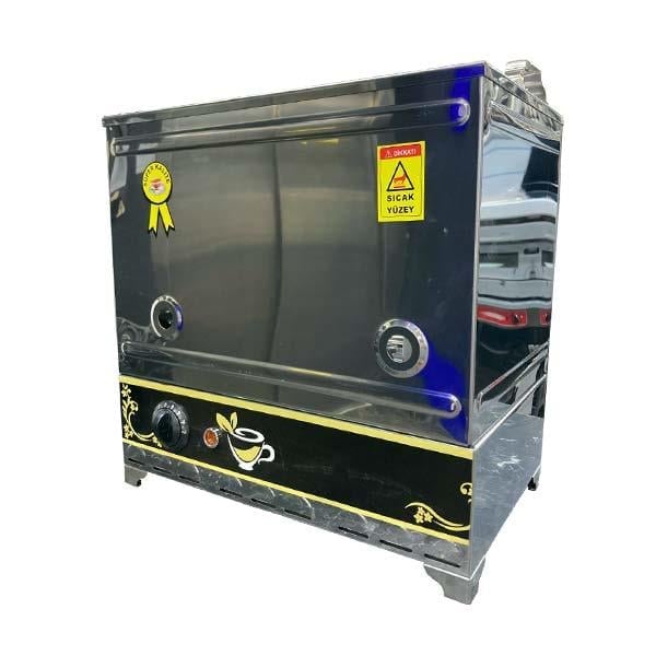 Sever Çelik Çay Kazanı, No 40, Elektrikli, Çift Demlikli