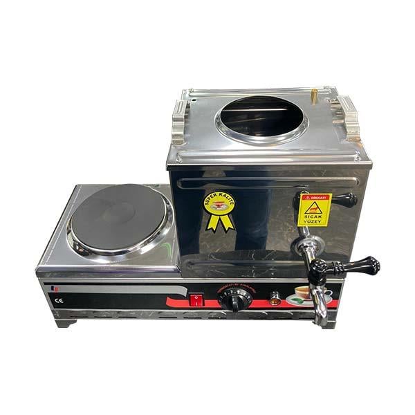 Sever Çelik Çay Kazanı, No 15, Elektrikli, Pleytli