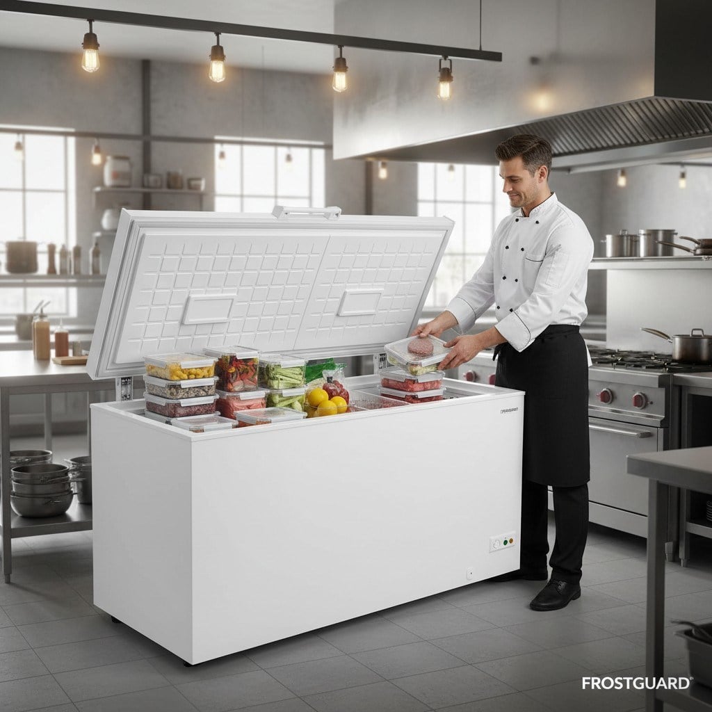 Empero JP.YD600 600 Litre Yatay Tip Derin Dondurucu, Beyaz