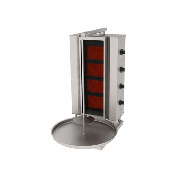 Atalay ADGC-4S Döner Ocağı, 4 Cam Radyanlı, Sabit, Gazlı
