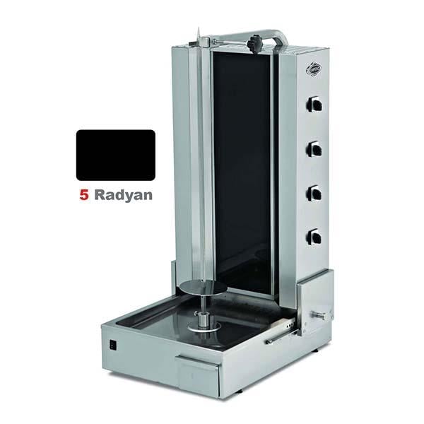 Empero EMP.DN.212 Döner Ocağı, Alttan Motorlu, Gazlı, Camlı, 5 Radyanlı