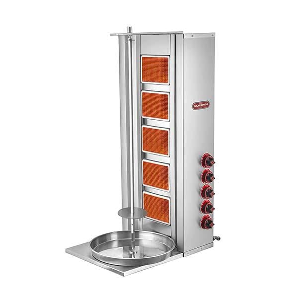 Işıkgaz Silverinox 2163 Döner Ocağı, 5 Radyanlı, Sabit, Lpg'li