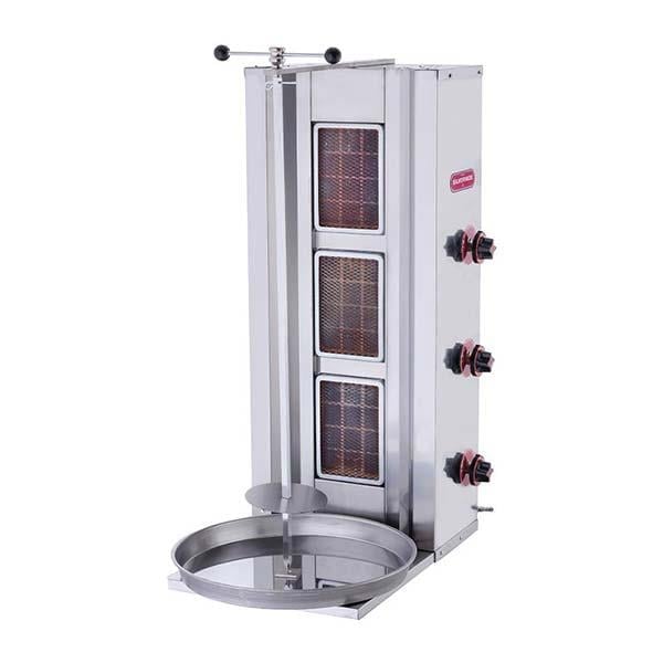 Işıkgaz Silverinox 3 Radyanlı Döner Ocağı Doğal Gazlı 2165