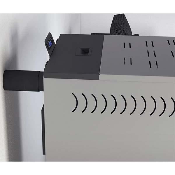 İfyil Efes Plus Pelek Yakıtlı Soba, Sıcak Hava Üflemeli, A+, Gri