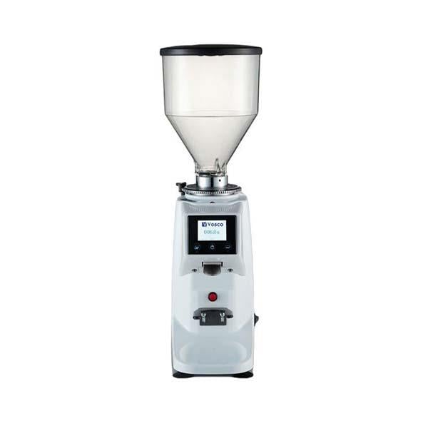 Vosco KD-P25 Dozaj Ayarlı Kahve Değirmeni, Tam Otomatik, Touch Beyaz