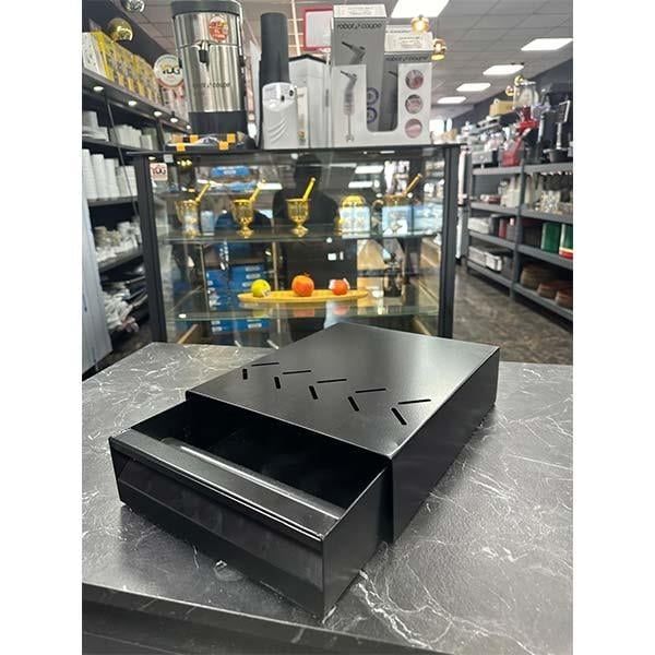 YDG Kahve Posa Çekmecesi, Knock Box, Paslanmaz, Siyah