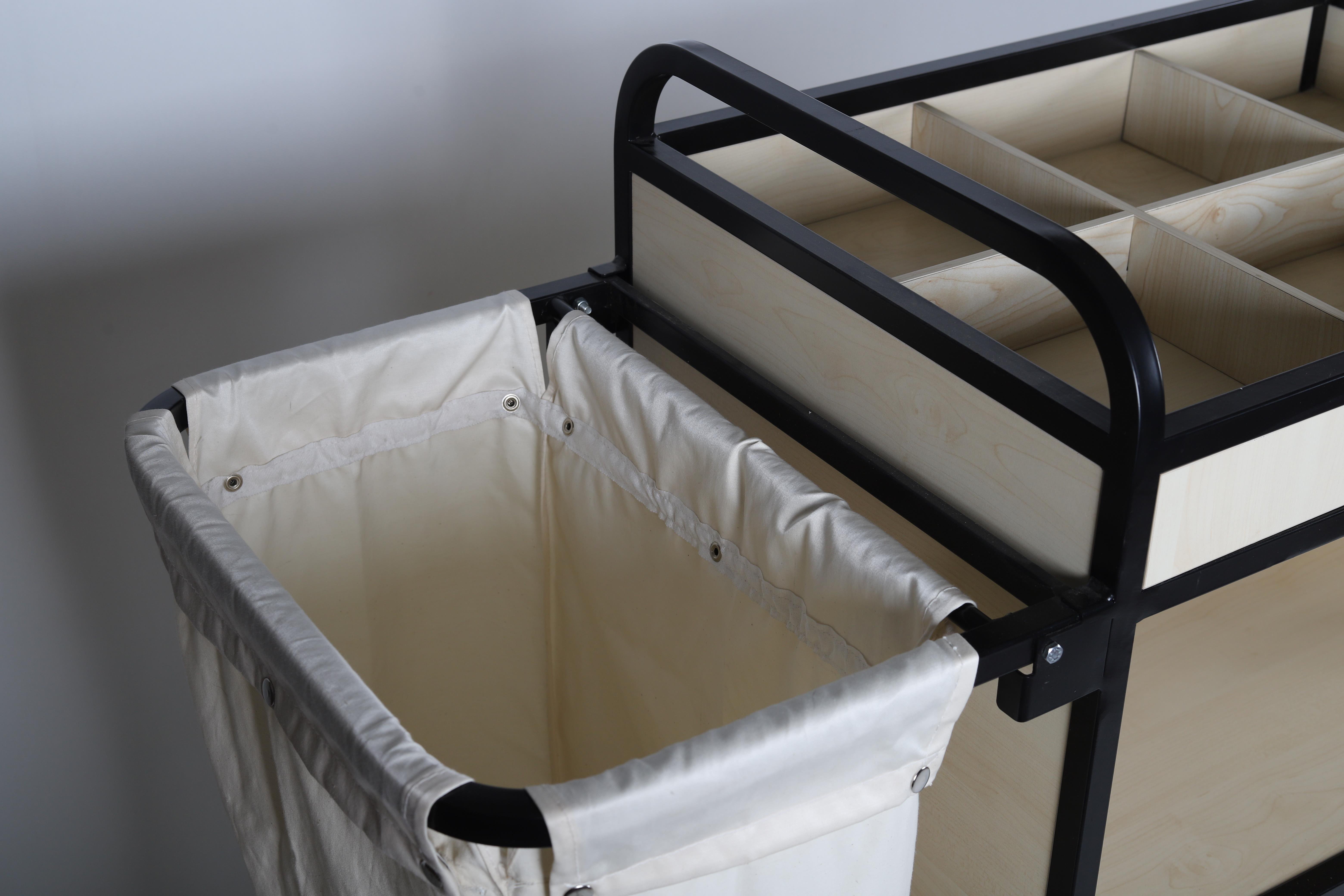 Ydg KT01 Kat Temizlik Arabası, İki Torbalı, 143x50x130 cm