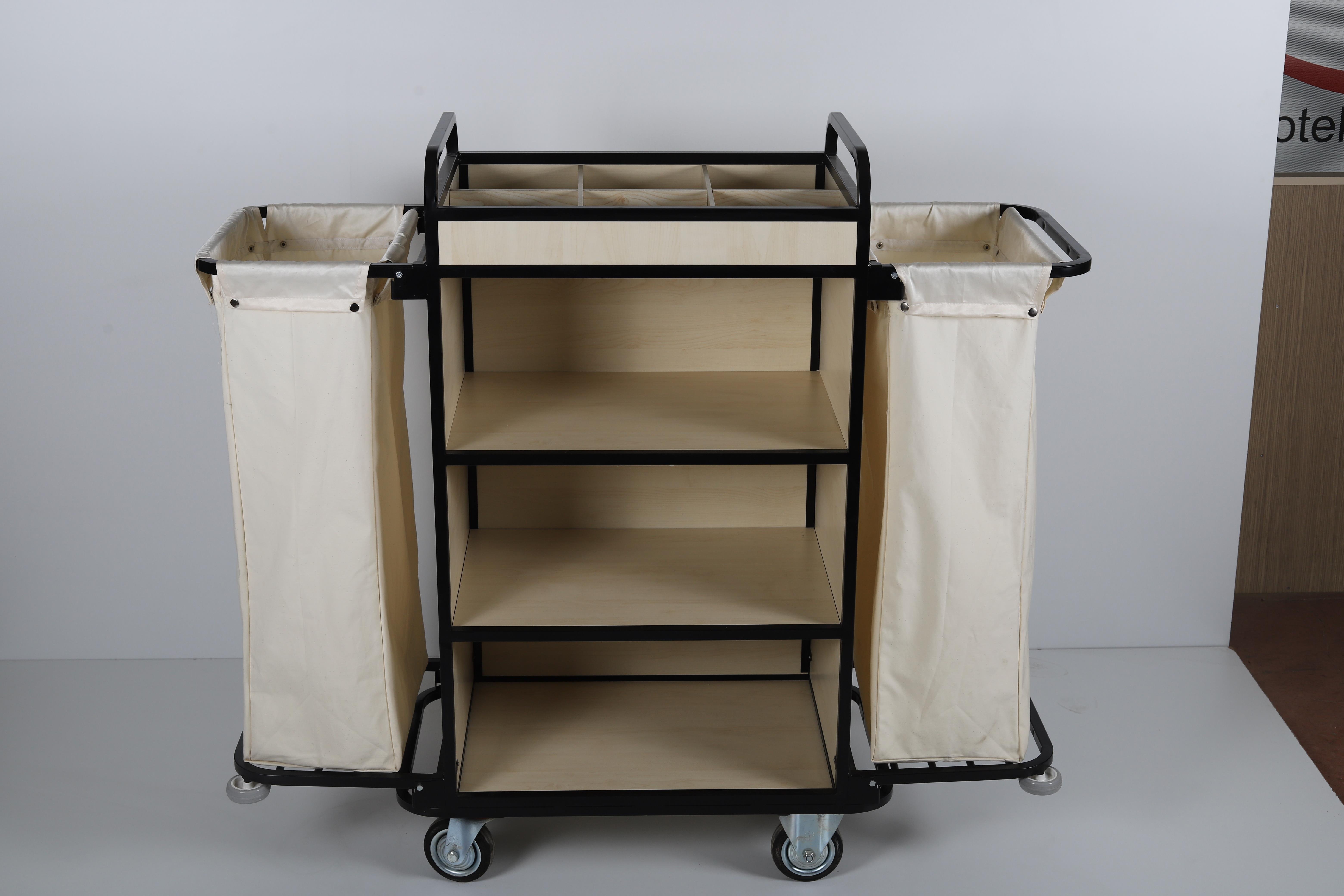 Ydg KT01 Kat Temizlik Arabası, İki Torbalı, 143x50x130 cm