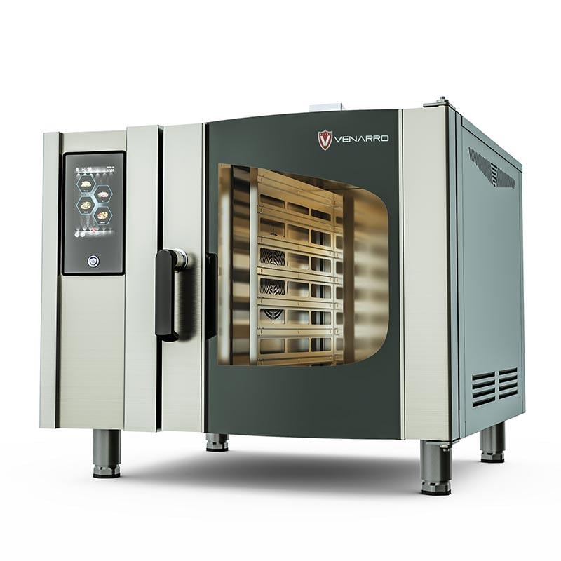 Venarro Balder DEF - K6D 6 lı Konveksiyonlu Fırın Dokunmatik Ekran Elektrikli GN 1/1