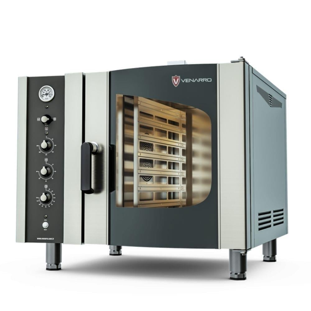 Venarro Balder DGF - K6 6'lı Konveksiyonlu Fırın Manuel Doğalgazlı GN 1/1 
