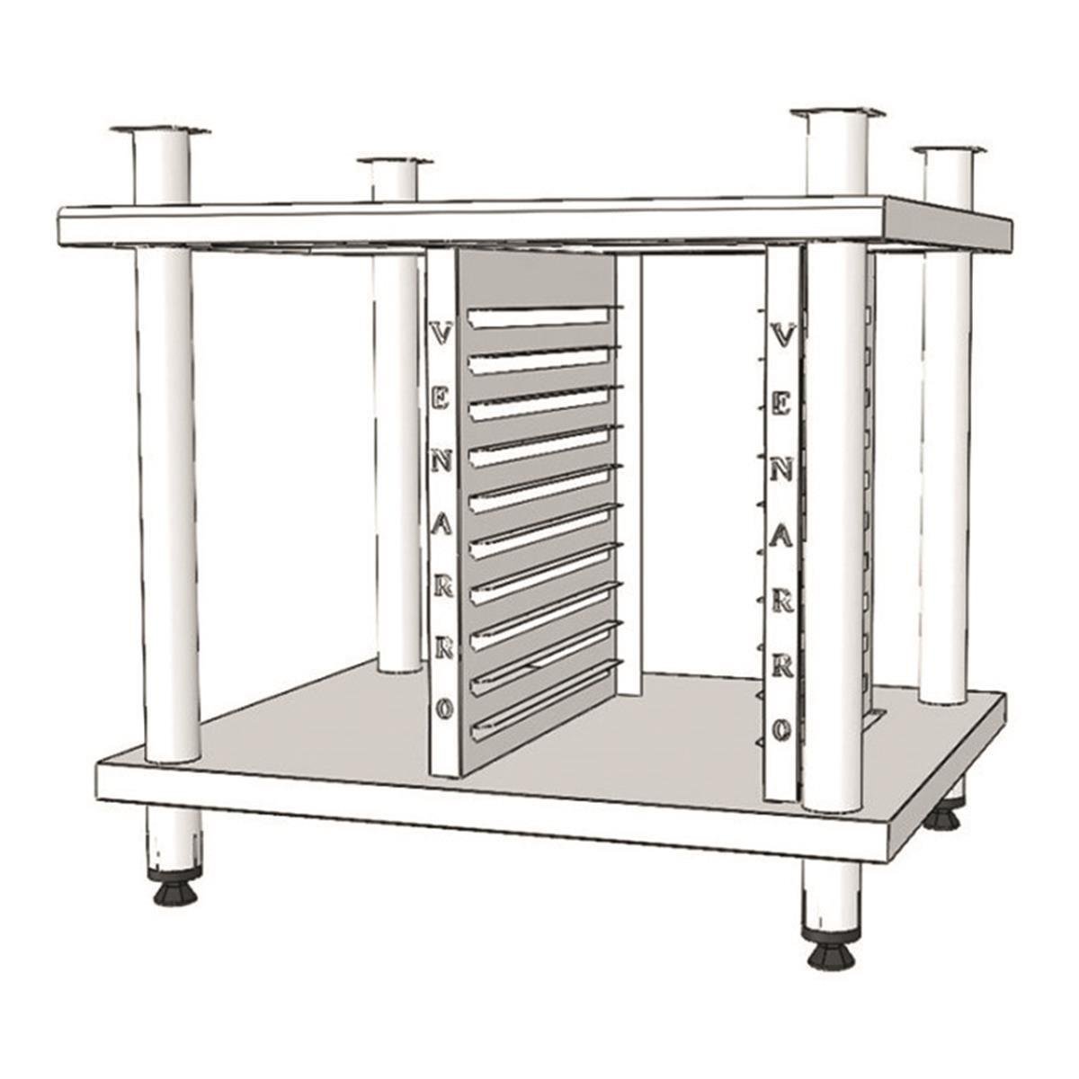 Venarro DEF-K20A Konveksiyonlu Fırın İçin Alt Stant, 10 GN- 1/1 Tepsi Kapasiteli
