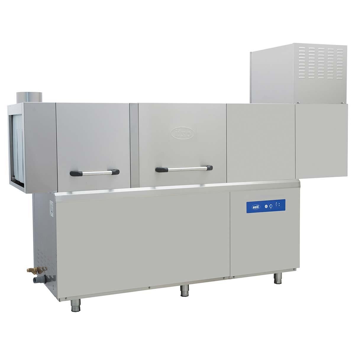 Öztiryakiler Kurutmalı Sağdan Girişli Konveyörlü Bulaşık Yıkama Makinesi 2000 Tabak/Saat Kapasiteli OBK 2000 R