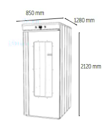 Venarro Impasto DEF - MK2 Arabalı Mayalandırma Kabini Tek Kapılı