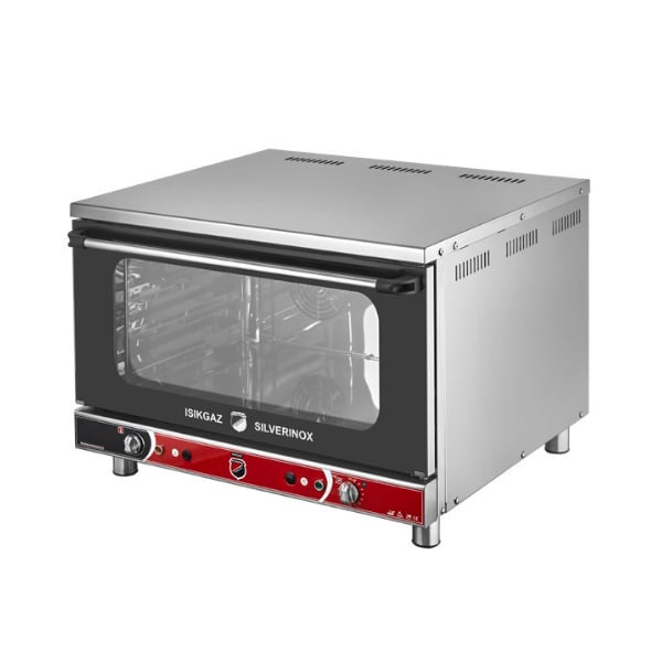 Silverinox PT-4B Elektrikli Patisserie Fırın 4-40x60 cm Tepsi Kapasiteli 