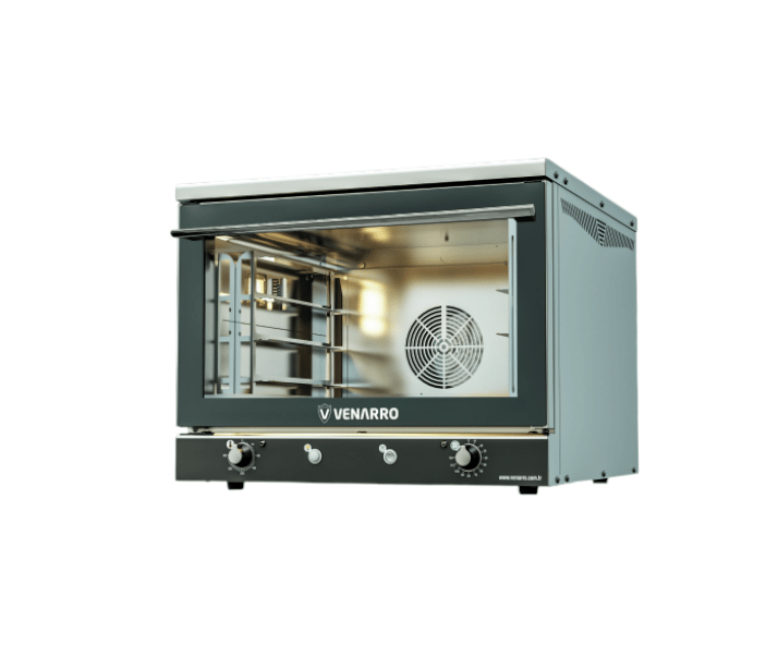 Venarro Caveno DEF-P4T Patisserie Fırın, Tek Fanlı, Buharlı, Elektrikli, 4 Tepsili, 40x60, Manuel