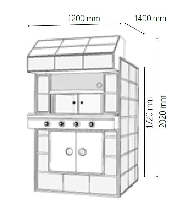 Venarro Radagast DYF - 117 N, Pide ve Lahmacun Fırını Doğalgazlı