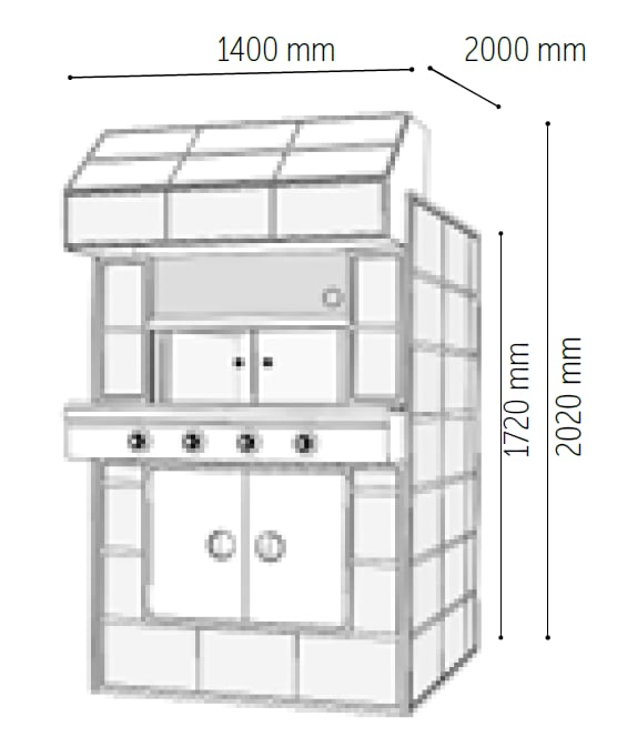 Venarro Radagast DYF - 124 N, Pide ve Lahmacun Fırını Doğalgazlı