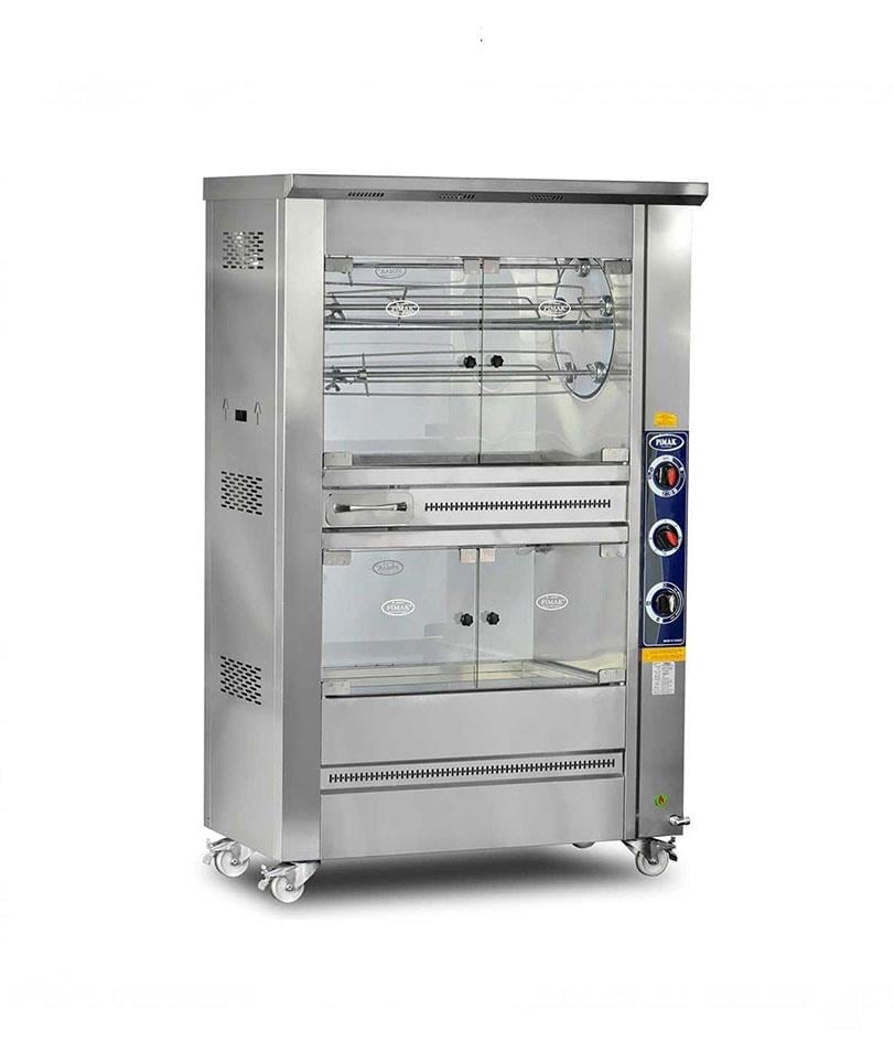 Pimak Çift Katlı Tamburlu Dinlendirmeli Piliç Makinesi, 25 Piliç Kapasiteli,Elektrikli