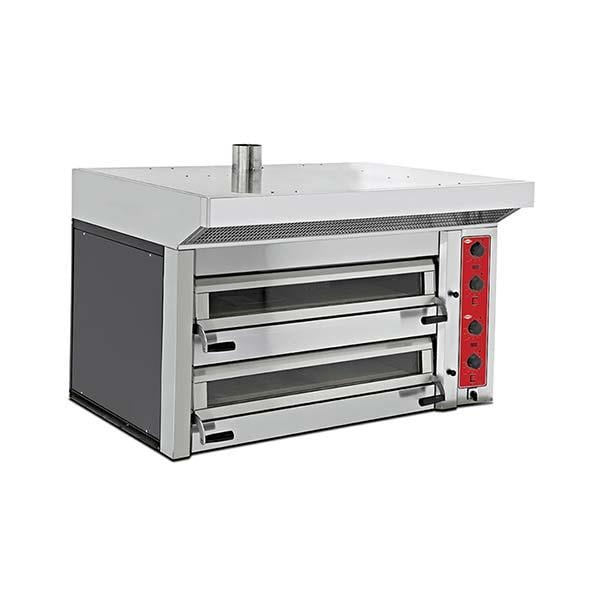 Empero EMP.GF.01-D Gold Midi Pizza Fırını, İki Katlı, Elektrikli, 70x70 cm, Ø 34 cm 4+4 Pizza