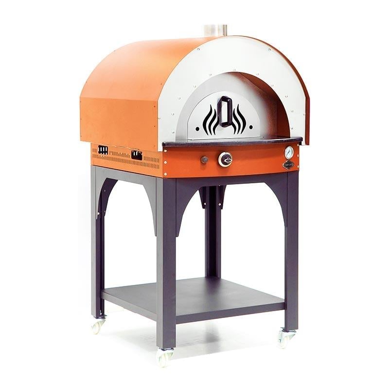 Empero PLF.PLS.D5-O Gazlı Taş Tabanlı Pizza Fırını, Turuncu, 60x60 cm