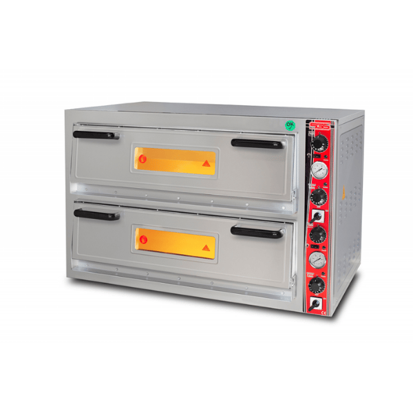 Sgs PO 9262 DE  30 cm x 6+6  Pizza Fırını Çift Katlı Elektrikli