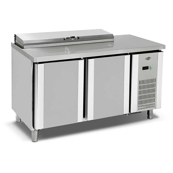 Empero EMP.150.70.01-PSO Pizza ve Salata Buzdolabı, 2 Kapılı, 150x70x85