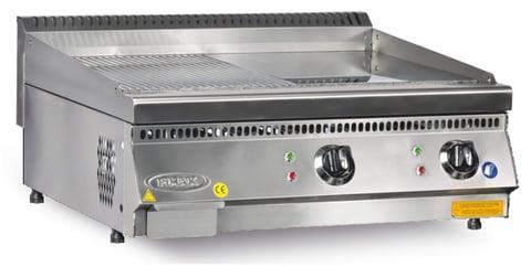 Pimak IZ1/70S-M171-2 ,Pleyt Izgara, Nervürlü Pleyt, Gazlı, Set Üstü, 80x70x30