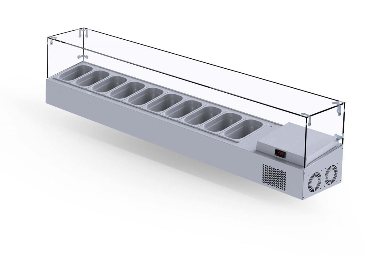 Iceinox Set Üstü Saladbar 10 Gn 1/4-150 VTP 200 GL