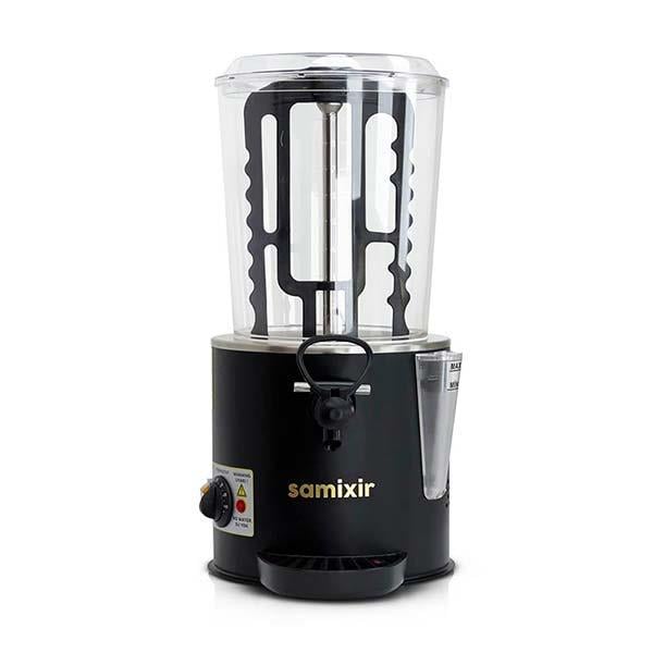 Samixir SC10.B Panoramik Sıcak İçecek Dispenseri, 10 Litre, Karıştırıcılı, Siyah